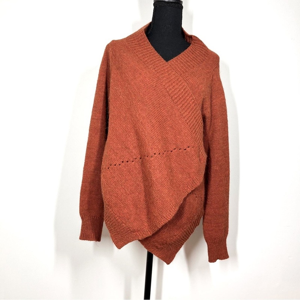 Antoine & Lili Italian Alpaca Wool Blend Cardigan Sweater Women's Sz S‎ Relaxed